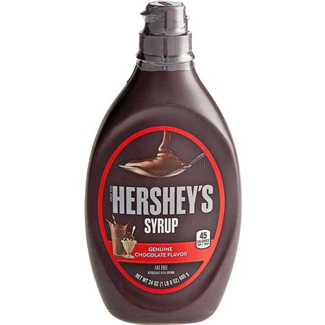 HERSHEYS SUGAR FREE CHOCOLATE SYRUP – 24 OZ – RamsToGo