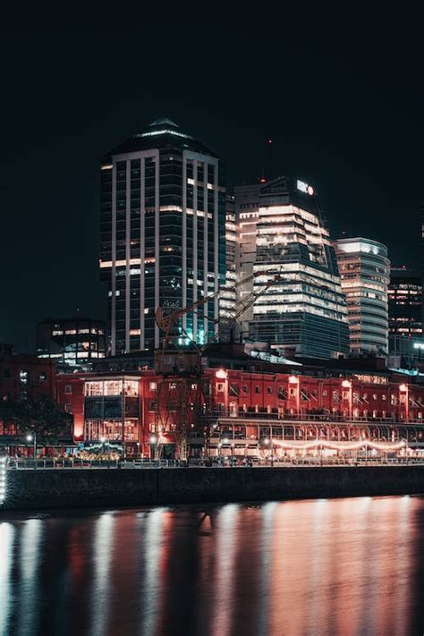 Night Photography of Puerto Madero · Free Stock Photo