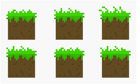 Animated Grass Pixel Art, HD Png Download - kindpng