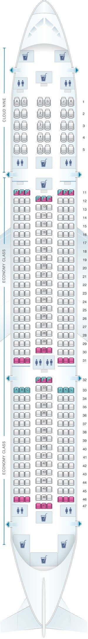 Seat Map Ethiopian Airbus A350 900 | Air transat, Vietnam airlines ...