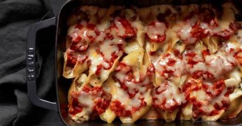 10 Best Stuffed Jumbo Pasta Shells with Meat Recipes | Yummly