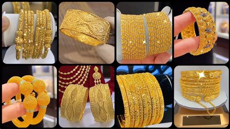 Gold Bangles/Gold ke Kangan/Gold Bangles Designs 2023/Gold Jewelry ...