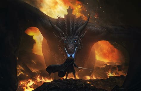 15360x8640 Jon Snow Vs Night King Dragon 15360x8640 Resolution ...