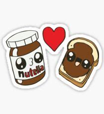 Kawaii Nutella Stickers | Redbubble