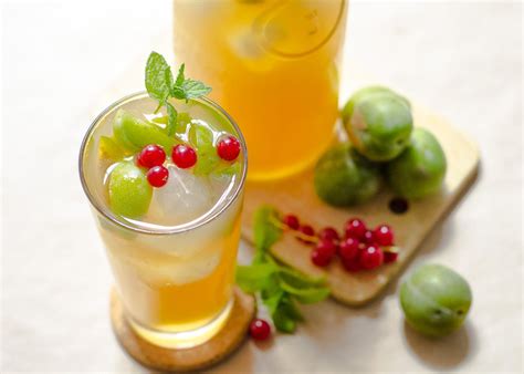 Iced Green Plum Tea | Plum drink, Green tea recipes, Summer fruit cocktails