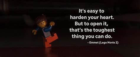 “It’s easy to harden your heart. But…” – Emmet (Lego Movie 2) [1920×1080] – Quotes With The Most