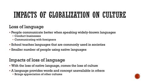 PPT - Impact of Globalization & Modernization on Culture PowerPoint ...