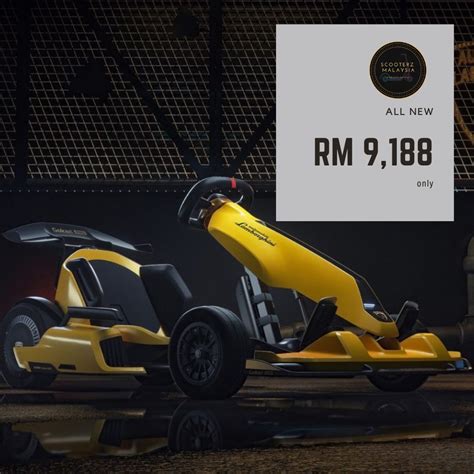 NINEBOT LAMBORGHINI GO KART PRO (Limited Edition) Free Gift Worth Rm288