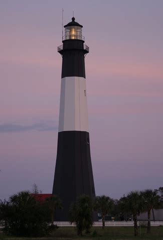 Tybee Island Lighthouse, Georgia at Lighthousefriends.com