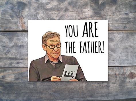 Maury Povich You Are the Father Fathers Day Card Printable - Etsy Australia