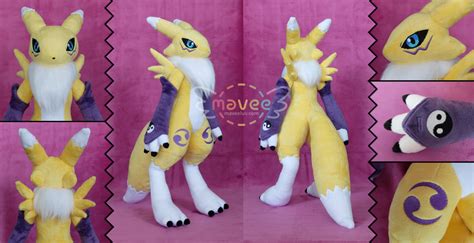 Renamon Plush by maveeluv on DeviantArt