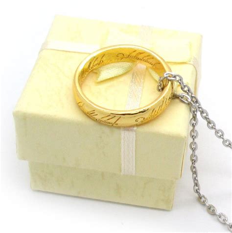 Lord Of The Rings Necklace | One ring, Ring necklace, Exquisite jewelry