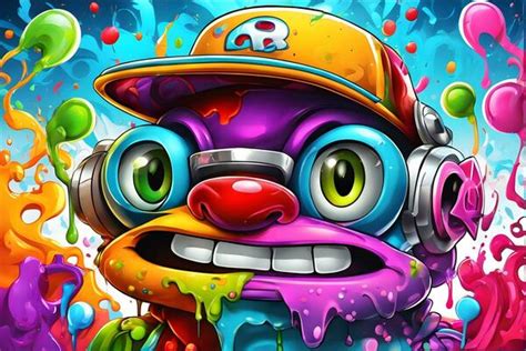 Graffiti Characters Stock Photos, Images and Backgrounds for Free Download