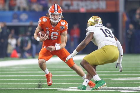 Clemson QB Trevor Lawrence, officially OUT for game against Notre Dame ...