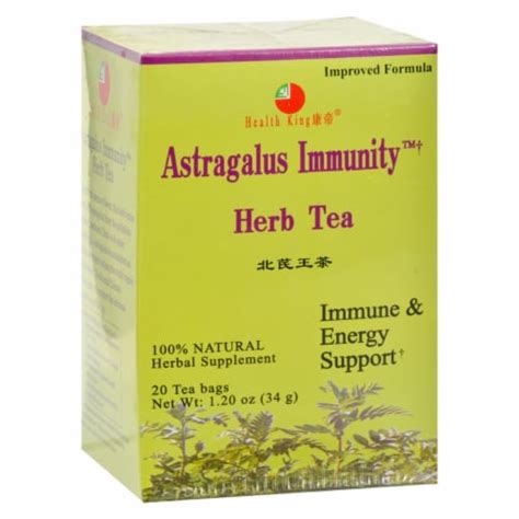 Health King Astragalus Immunity Herb Tea, 20 bag - Fry’s Food Stores