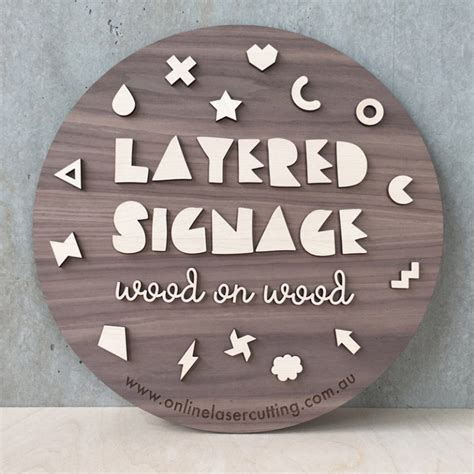 Laser Cut Signage - Online Laser Cutting