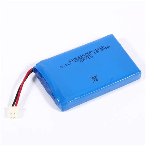 Rechargeable Li-Polymer Battery 3.7V 4200mAh Lithium Batteries - 4200mAh 3.7V and Li-Polymer