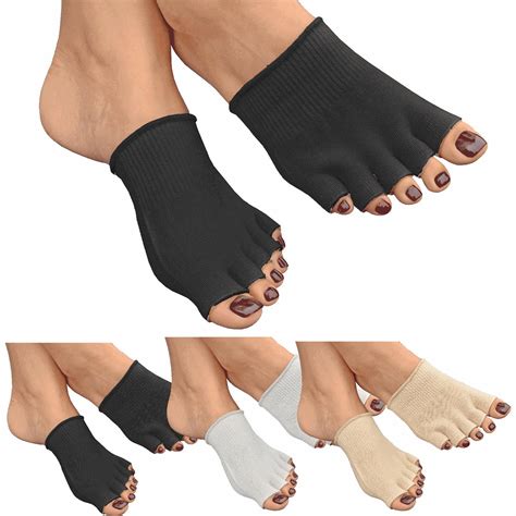 Gel Toe Socks Moisturising Dry Skin Split Open Separator Bunion Pain Relief UK | eBay