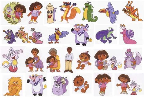 dora the explorer characters - Clip Art Library