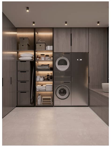 Brit Apartment #laundry #room #design #luxury #laundryroomdesignluxury | Modern laundry rooms ...