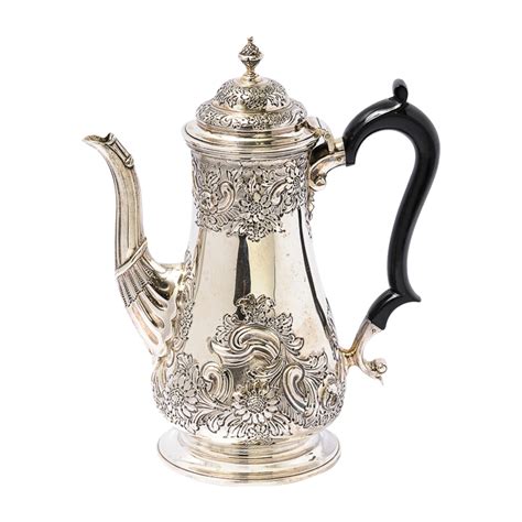 Antique Silver Coffee Pot : On Antique Row - West Palm Beach - Florida