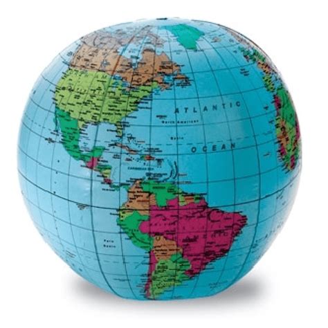 Alison's Montessori Inflatable World Globe | MontiPlanet.com Montessori ...