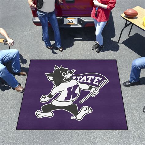 Kansas State Wildcats Mascot Logo Tailgater Mat - 60 x 72