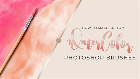 How to Make Flowing Watercolor Brushes in Photoshop - YouTube