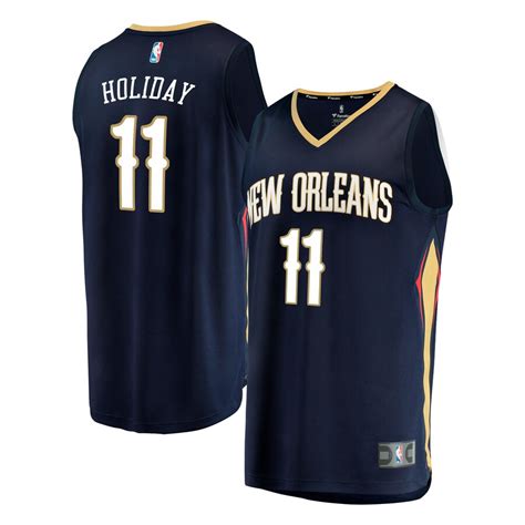 Youth Fanatics Branded Jrue Holiday Navy New Orleans Pelicans Fast ...