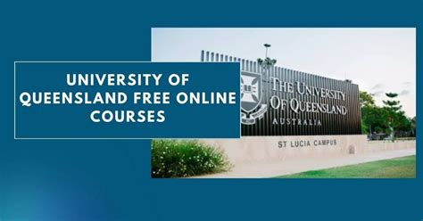 University of Queensland Free Online Courses 2024