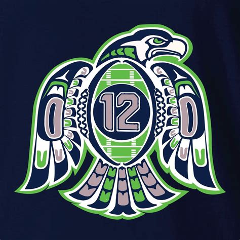 12th MAN SEAHAWK T-Shirt for Seattle Superbowl Fans | Seahawks, Seattle ...