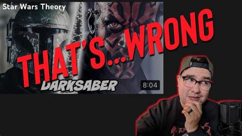 Star Wars Theory was Wrong (Darksaber History) - YouTube