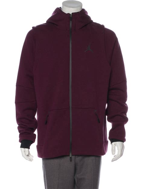 Jordan Logo Print Zip-Up Hoodie w/ Tags - Clothing - WJORA22580 | The ...