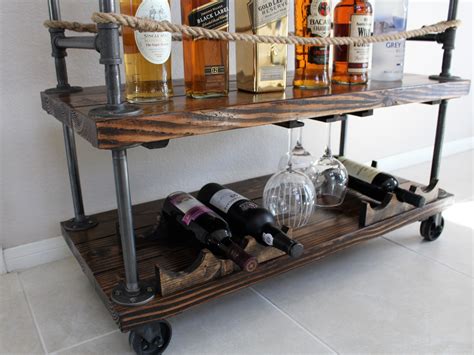 Rustic Bar Cart – Delta-13