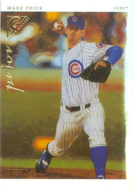 Mark Prior baseball card refractor 2003 Topps Gallery #104 Chicago Cubs