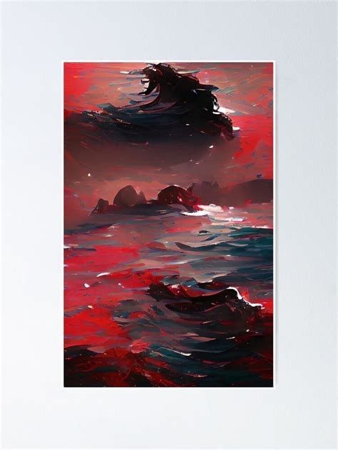 "Red sea" Poster for Sale by OverAltruist | Redbubble