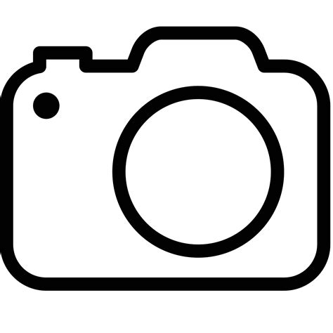 Camera Icon White #83587 - Free Icons Library