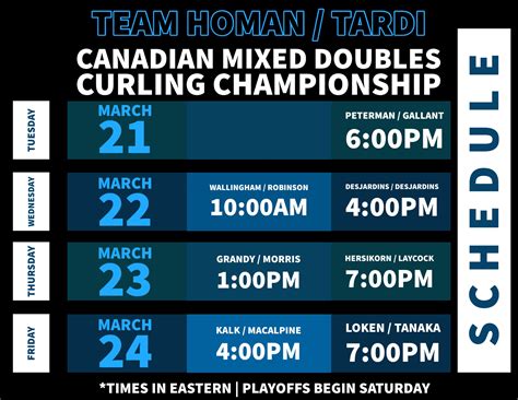 Team Homan 🥌 on Twitter: "Who's ready for the Canadian Mixed Doubles Curling Championship?! 🙋🏻‍♀ ...