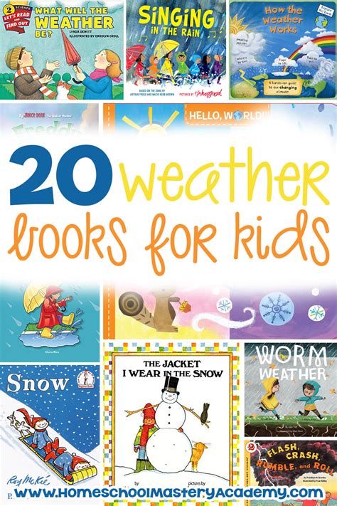 weather books for preschoolers - Homeschool Mastery Academy