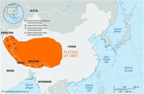 Tibetan Plateau On World Map - Cathie Annabella