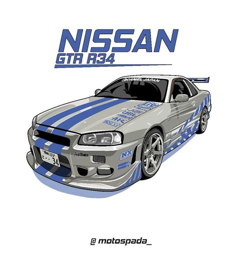 Nissan gtr r34 skyline – Artofit