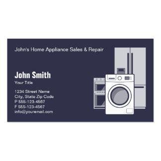 Appliance Repair Business Cards & Templates | Zazzle