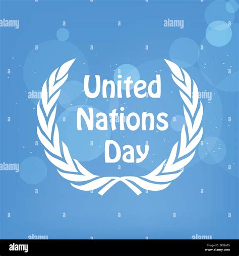 United Nations Day Stock Vector Image & Art - Alamy