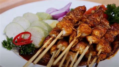 Resep Sate Ayam Bumbu Kecap untuk Menu Tahun Baru - Tribunjambi.com