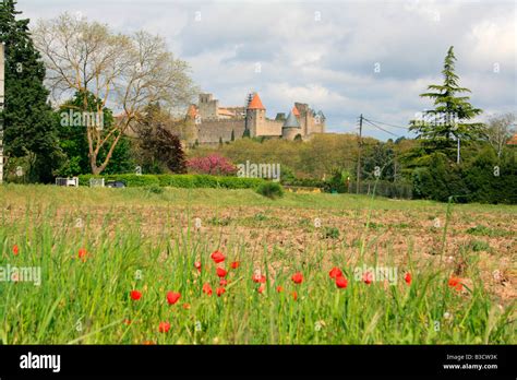 the medieval city of carcassonne Stock Photo - Alamy