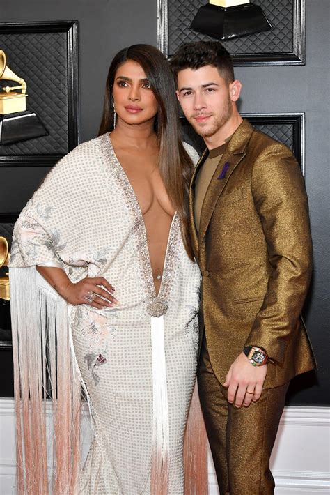 Priyanka Chopra and Nick Jonas beautiful Images at Grammy 2020 ~ Live ...