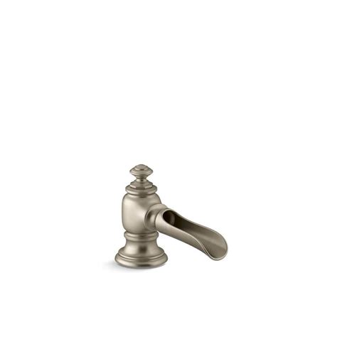 KOHLER Artifacts Vibrant Brushed Bronze Widespread WaterSense Bathroom Sink Faucet with Drain at ...