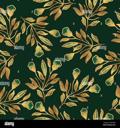 Vintage wallpaper green Stock Vector Images - Alamy