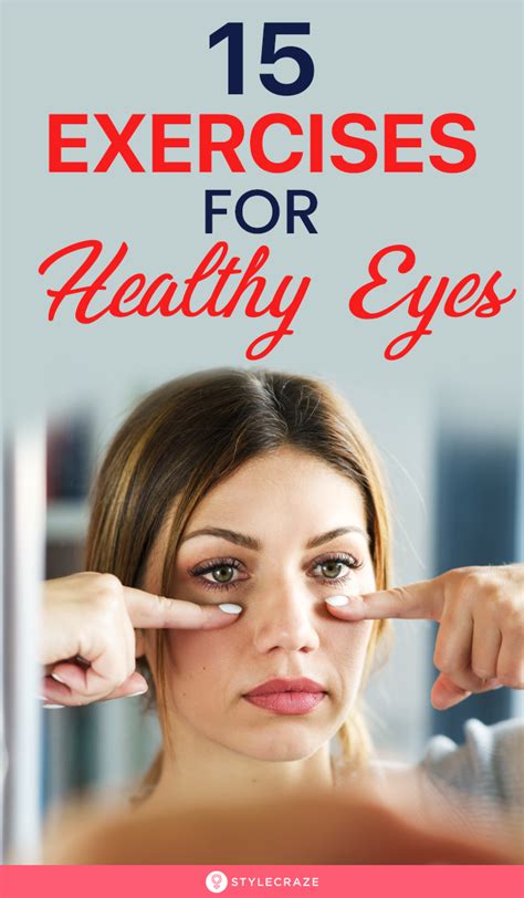 15 Eye Exercises To Boost Your Eye Muscles & Improve Vision in 2022 | Healthy eyes, Eye ...