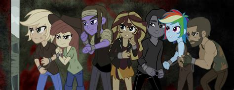 The walking dead equestria girls poster by ngrycritic on DeviantArt